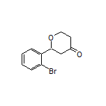 2-(2-Bromophenyl)dihydro-2H-pyran-4(3H)-one