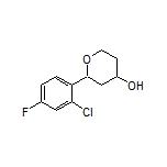 2-(2-Chloro-4-fluorophenyl)tetrahydro-2H-pyran-4-ol