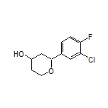 2-(3-Chloro-4-fluorophenyl)tetrahydro-2H-pyran-4-ol