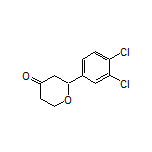 2-(3,4-Dichlorophenyl)dihydro-2H-pyran-4(3H)-one