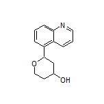 2-(Quinolin-5-yl)tetrahydro-2H-pyran-4-ol