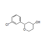 2-(3-Chlorophenyl)tetrahydro-2H-pyran-4-ol