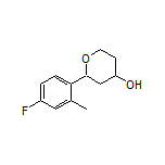 2-(4-Fluoro-2-methylphenyl)tetrahydro-2H-pyran-4-ol