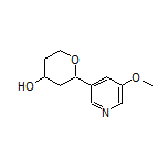 2-(5-Methoxypyridin-3-yl)tetrahydro-2H-pyran-4-ol
