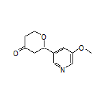 2-(5-Methoxypyridin-3-yl)dihydro-2H-pyran-4(3H)-one