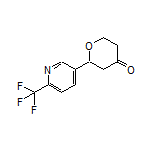2-[6-(Trifluoromethyl)pyridin-3-yl]dihydro-2H-pyran-4(3H)-one