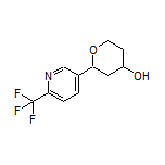 2-[6-(Trifluoromethyl)pyridin-3-yl]tetrahydro-2H-pyran-4-ol