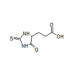 3-(5-Oxo-2-thioxoimidazolidin-4-yl)propanoic Acid