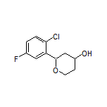 2-(2-Chloro-5-fluorophenyl)tetrahydro-2H-pyran-4-ol