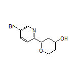 2-(5-Bromopyridin-2-yl)tetrahydro-2H-pyran-4-ol