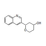 2-(Quinolin-3-yl)tetrahydro-2H-pyran-4-ol