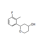 2-(3-Fluoro-2-methylphenyl)tetrahydro-2H-pyran-4-ol