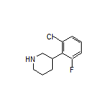 3-(2-Chloro-6-fluorophenyl)piperidine