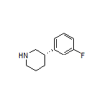 (S)-3-(3-Fluorophenyl)piperidine