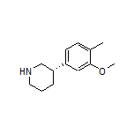 (S)-3-(3-Methoxy-4-methylphenyl)piperidine