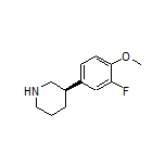 (R)-3-(3-Fluoro-4-methoxyphenyl)piperidine