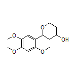 2-(2,4,5-Trimethoxyphenyl)tetrahydro-2H-pyran-4-ol