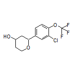 2-[3-Chloro-4-(trifluoromethoxy)phenyl]tetrahydro-2H-pyran-4-ol