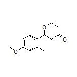 2-(4-Methoxy-2-methylphenyl)dihydro-2H-pyran-4(3H)-one