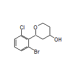 2-(2-Bromo-6-chlorophenyl)tetrahydro-2H-pyran-4-ol