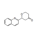 2-(Quinolin-2-yl)dihydro-2H-pyran-4(3H)-one