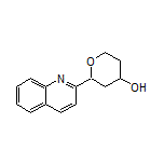 2-(Quinolin-2-yl)tetrahydro-2H-pyran-4-ol