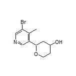 2-(5-Bromo-4-methylpyridin-3-yl)tetrahydro-2H-pyran-4-ol