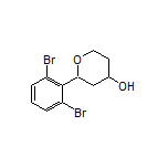 2-(2,6-Dibromophenyl)tetrahydro-2H-pyran-4-ol