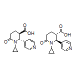 trans-1-Cyclopropyl-6-oxo-2-(pyridin-4-yl)piperidine-3-carboxylic Acid