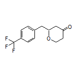 2-[4-(Trifluoromethyl)benzyl]dihydro-2H-pyran-4(3H)-one