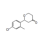2-(4-Chloro-2-methylphenyl)dihydro-2H-pyran-4(3H)-one
