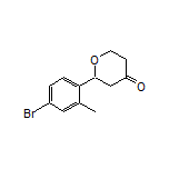 2-(4-Bromo-2-methylphenyl)dihydro-2H-pyran-4(3H)-one