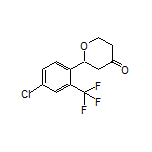 2-[4-Chloro-2-(trifluoromethyl)phenyl]dihydro-2H-pyran-4(3H)-one