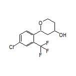 2-[4-Chloro-2-(trifluoromethyl)phenyl]tetrahydro-2H-pyran-4-ol