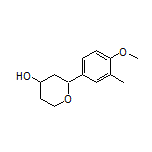 2-(4-Methoxy-3-methylphenyl)tetrahydro-2H-pyran-4-ol