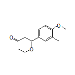 2-(4-Methoxy-3-methylphenyl)dihydro-2H-pyran-4(3H)-one