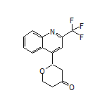 2-[2-(Trifluoromethyl)quinolin-4-yl]dihydro-2H-pyran-4(3H)-one