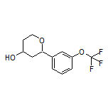 2-[3-(Trifluoromethoxy)phenyl]tetrahydro-2H-pyran-4-ol
