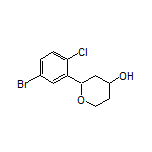 2-(5-Bromo-2-chlorophenyl)tetrahydro-2H-pyran-4-ol