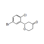 2-(5-Bromo-2-chlorophenyl)dihydro-2H-pyran-4(3H)-one