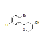 2-(2-Bromo-5-chlorophenyl)tetrahydro-2H-pyran-4-ol