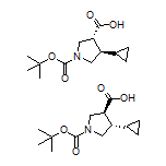 trans-1-Boc-4-cyclopropylpyrrolidine-3-carboxylic Acid