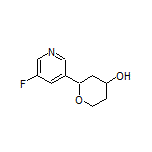2-(5-Fluoropyridin-3-yl)tetrahydro-2H-pyran-4-ol