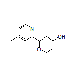 2-(4-Methylpyridin-2-yl)tetrahydro-2H-pyran-4-ol