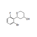2-(2-Bromo-6-fluorophenyl)tetrahydro-2H-pyran-4-ol