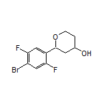 2-(4-Bromo-2,5-difluorophenyl)tetrahydro-2H-pyran-4-ol