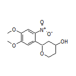 2-(4,5-Dimethoxy-2-nitrophenyl)tetrahydro-2H-pyran-4-ol