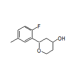 2-(2-Fluoro-5-methylphenyl)tetrahydro-2H-pyran-4-ol