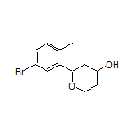 2-(5-Bromo-2-methylphenyl)tetrahydro-2H-pyran-4-ol