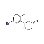 2-(5-Bromo-2-methylphenyl)dihydro-2H-pyran-4(3H)-one